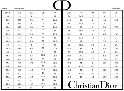 dior sizes shoes|Dior size chart clothing.